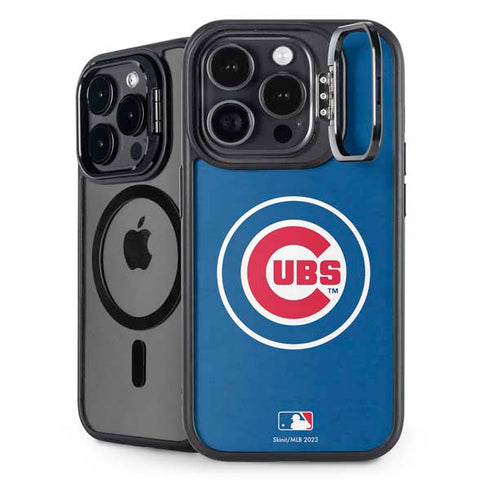 MLB Chicago Cubs - Solid Distressed iPhone 14 Pro Kickstand Case